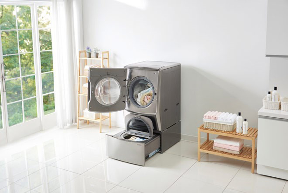 TWINWash - máy giặt thông minh có thể giặt 2 mẻ đồ cùng lúc