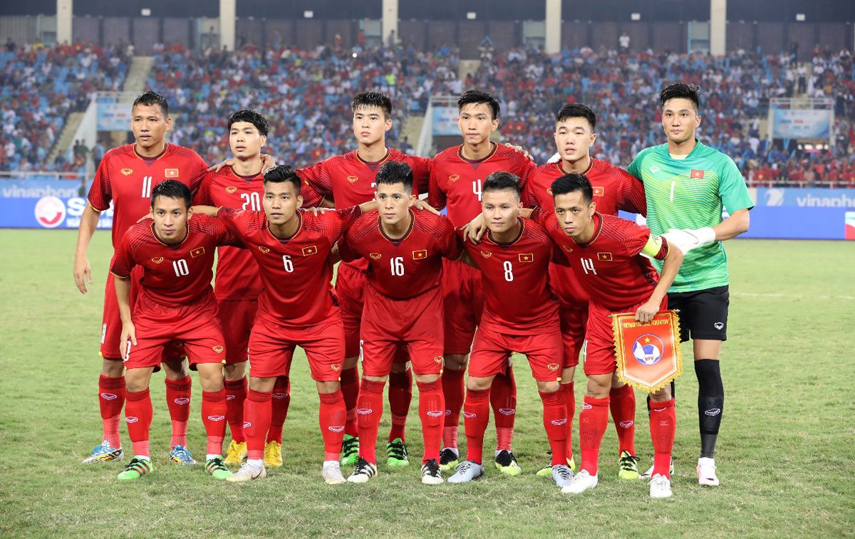 Đội tuyển bóng đá Việt Nam không ngừng nâng cao tinh thần và rèn luyện thể lực hướng đến những mùa giải quốc tế