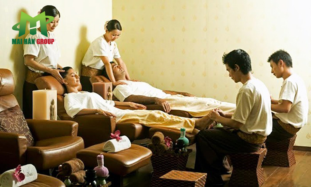 Dịch vụ ghế foot massage chân tại các spa