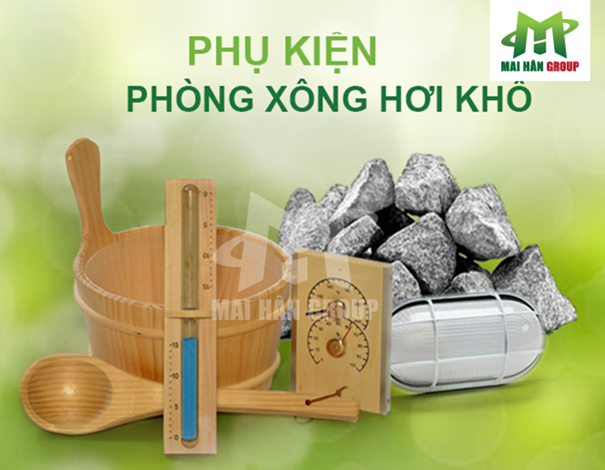 Với phòng xông hơi khô...