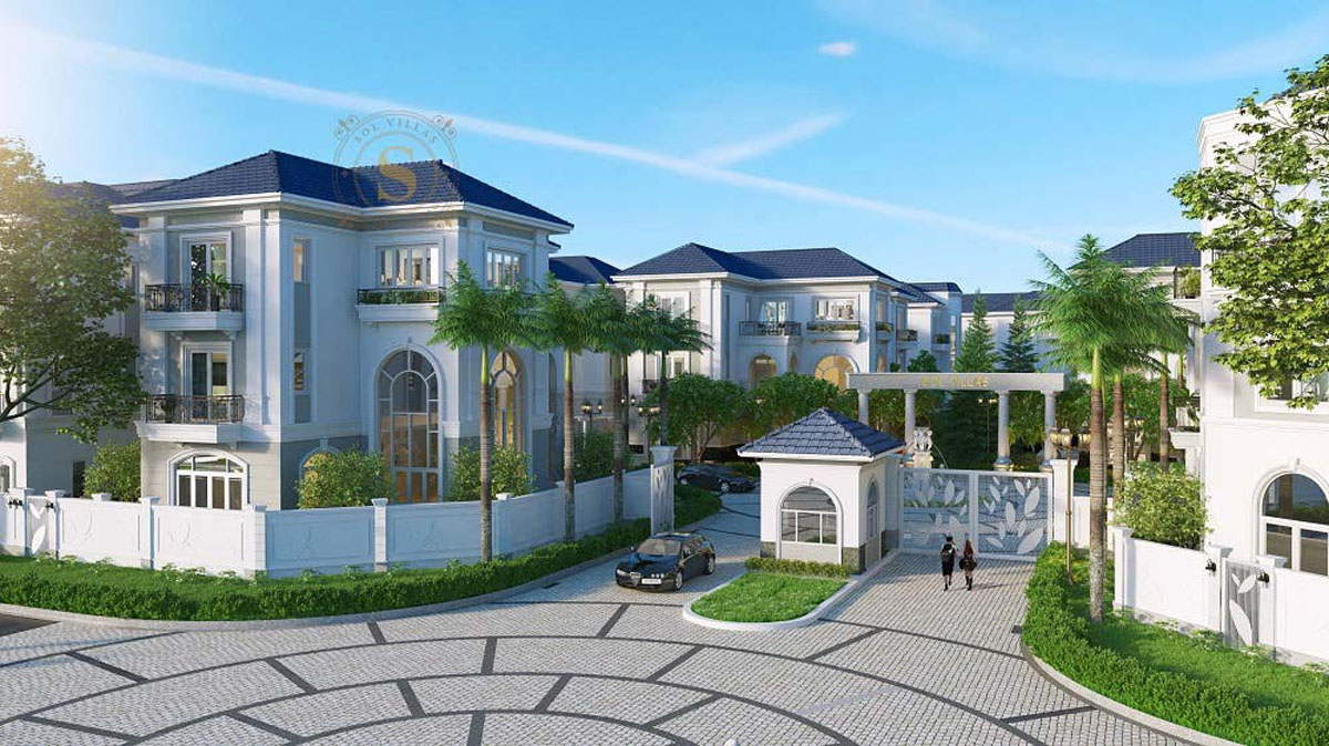 Biệt thự Sol Villas do Công ty cổ phần Xây dựng Sài Gòn (SCC) đầu tư và DKRA Vietnam phân phối độc quyền là khu biệt thự compound hạng sang hiếm hoi tại quận 2 hiện nay