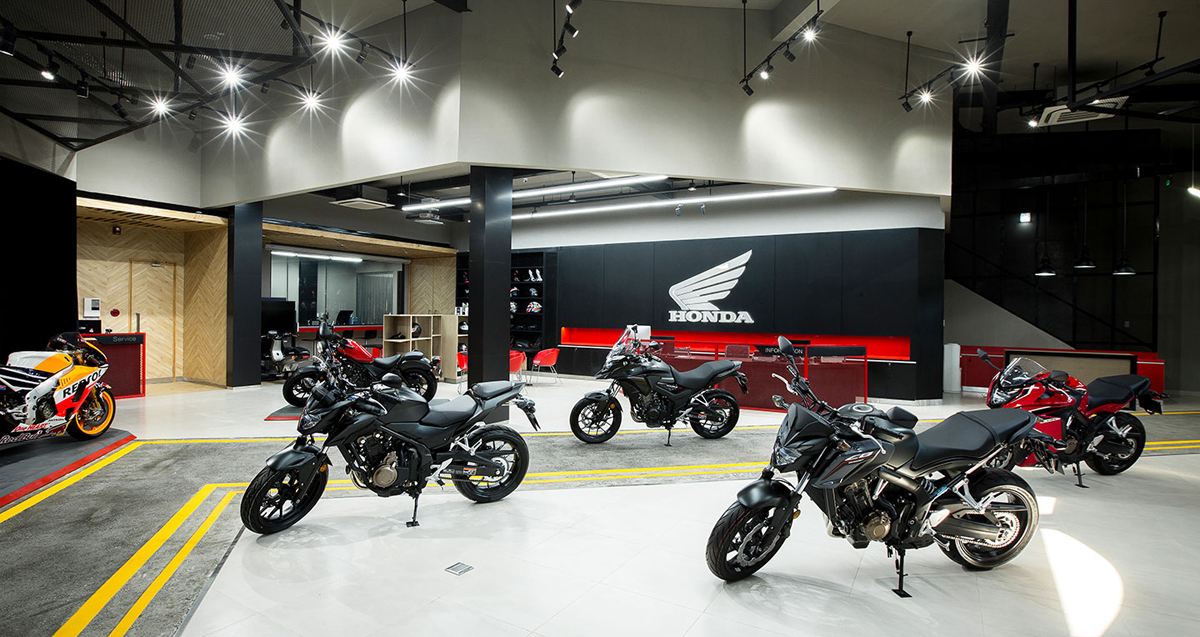 Không gian trưng bày Honda Moto Shop chính hãng đầu tiên tại Việt Nam