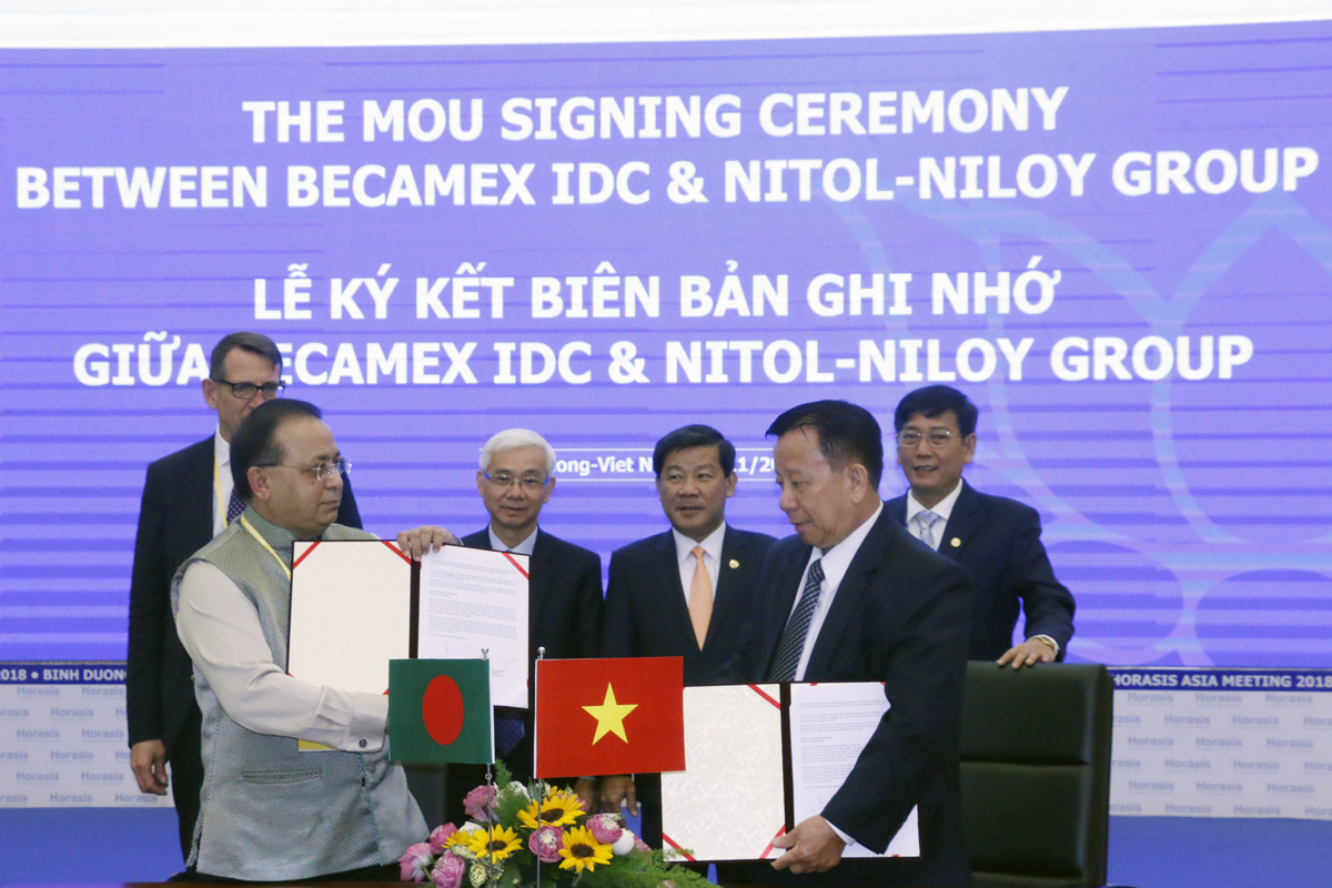 Ký kết hợp tác giữa Becamex và Nitol-Niloy (Bangladesh) 