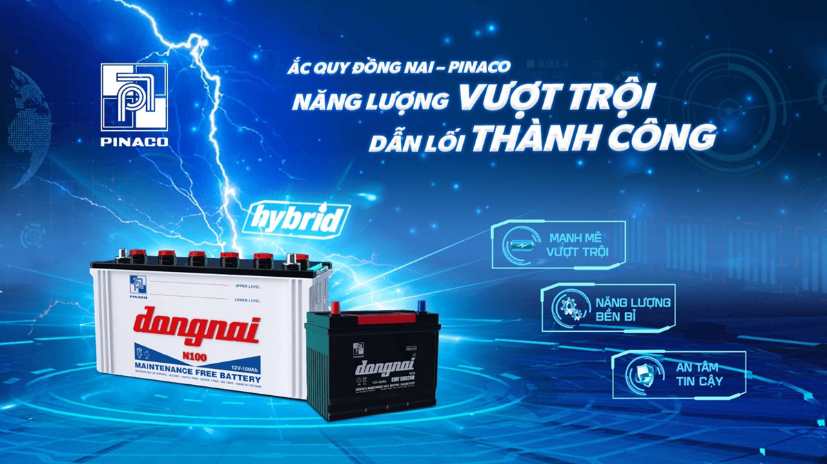 PINACO là thương hiệu quốc qia trong ngành pin - ắc quy