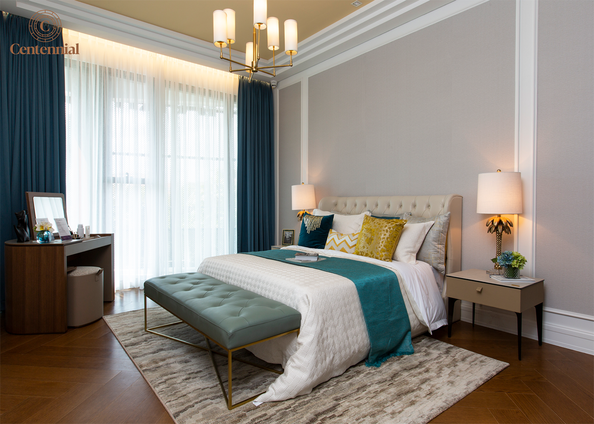  Thiết kế của căn hộ 2 phòng ngủ mang phong cách Á Đông thanh lịch