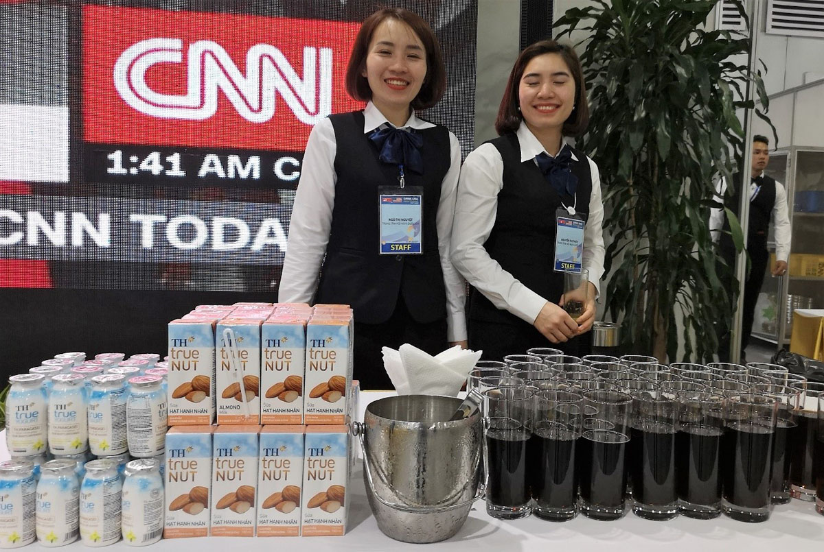Các sản phẩm chất lượng quốc tế của TH phục vụ các phóng viên tại Trung tâm báo chí quốc tế hội nghị thượng đỉnh Mỹ - Triều lần 2 tại Hà Nội