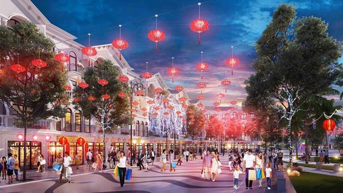 Các tuyến phố thương mại sẽ là điểm thu hút đặc sắc tại Tổ hợp Grand World Phú Quốc