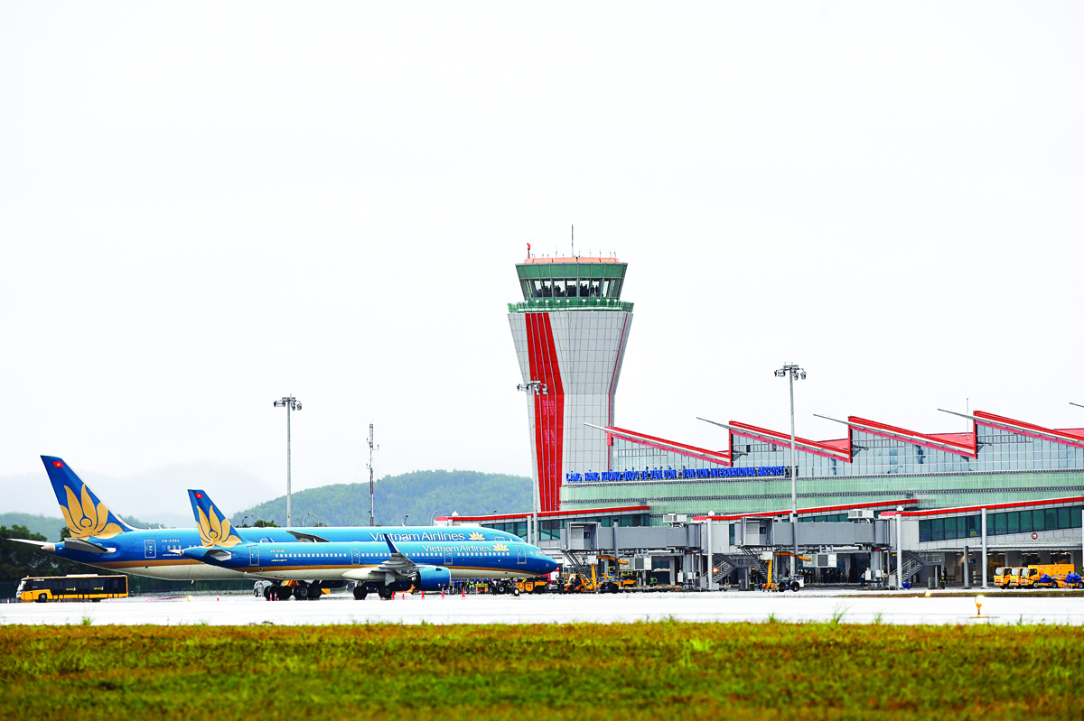 Cảng hàng không quốc tế Vân Đồn có công suất nhà ga giai đoạn 1 phục vụ 2,5 triệu hành khách/năm