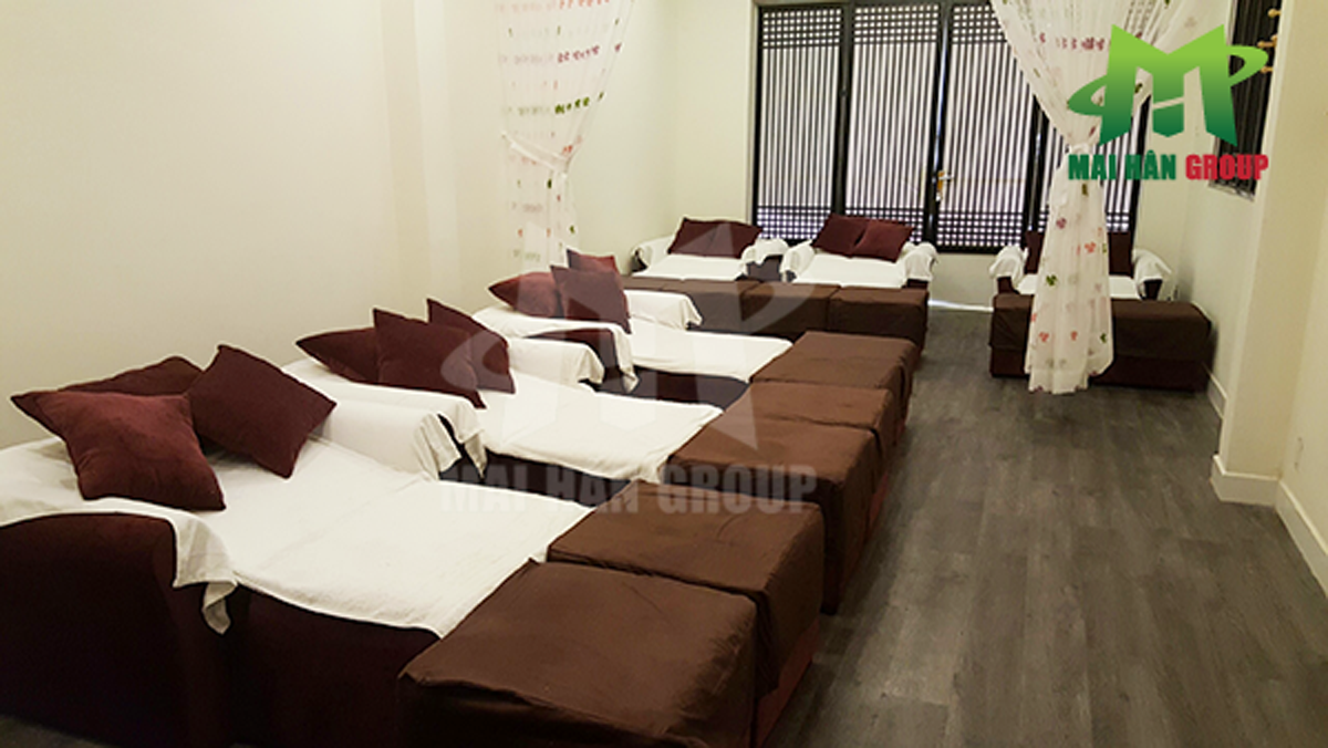 Ghế foot massage do Mai Hân sản xuất tại Bến Thành Foot Massage