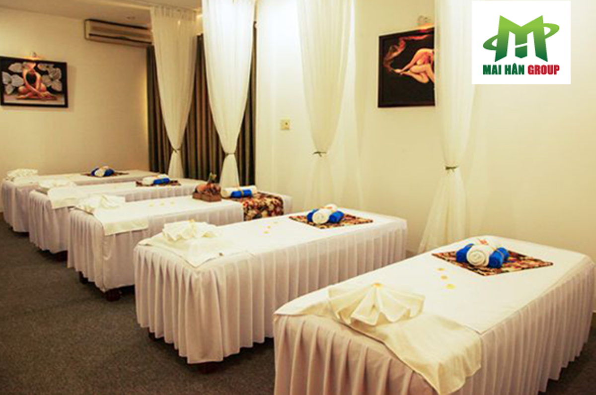 Giường massage hỗ trợ quá trình massage