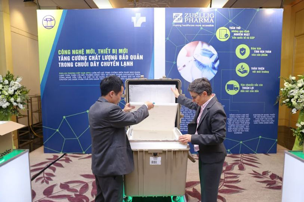 Công nghệ sáng tạo eZCooler tại Hội thảo khởi động dự án “Hỗ trợ tăng cường bảo quản lạnh trong vận chuyển vắc xin tiêm chủng mở rộng tại Việt Nam giai đoạn 2018 - 2020”