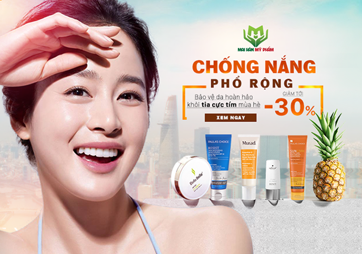 Chương trình khuyến mãi “Chống nắng phổ rộng” tháng 4