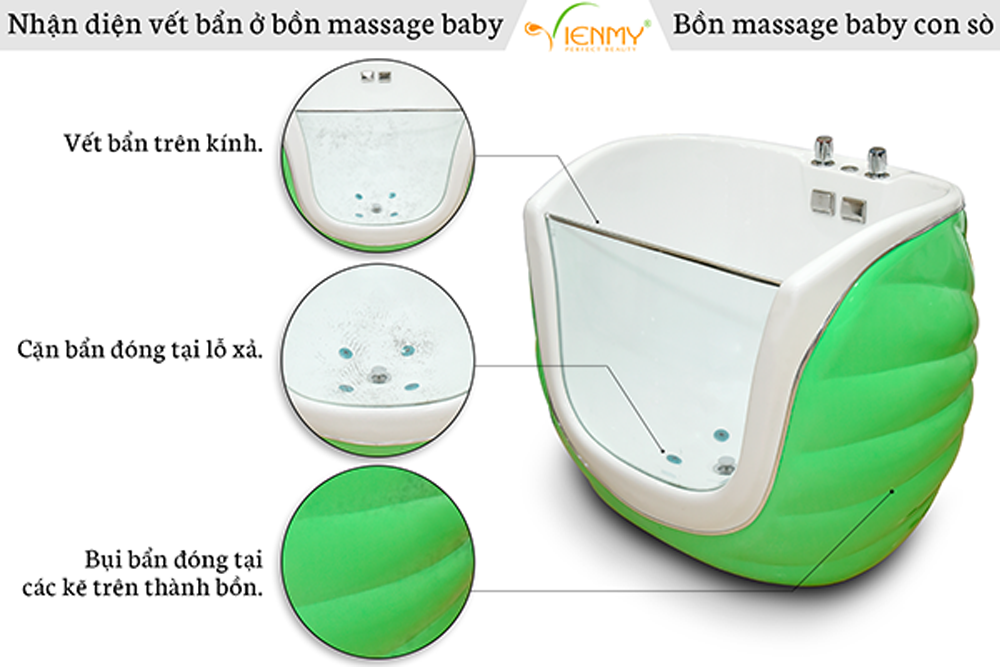 Vệ sinh bồn massage baby đúng cách giúp sản phẩm luôn sạch sẽ, an toàn