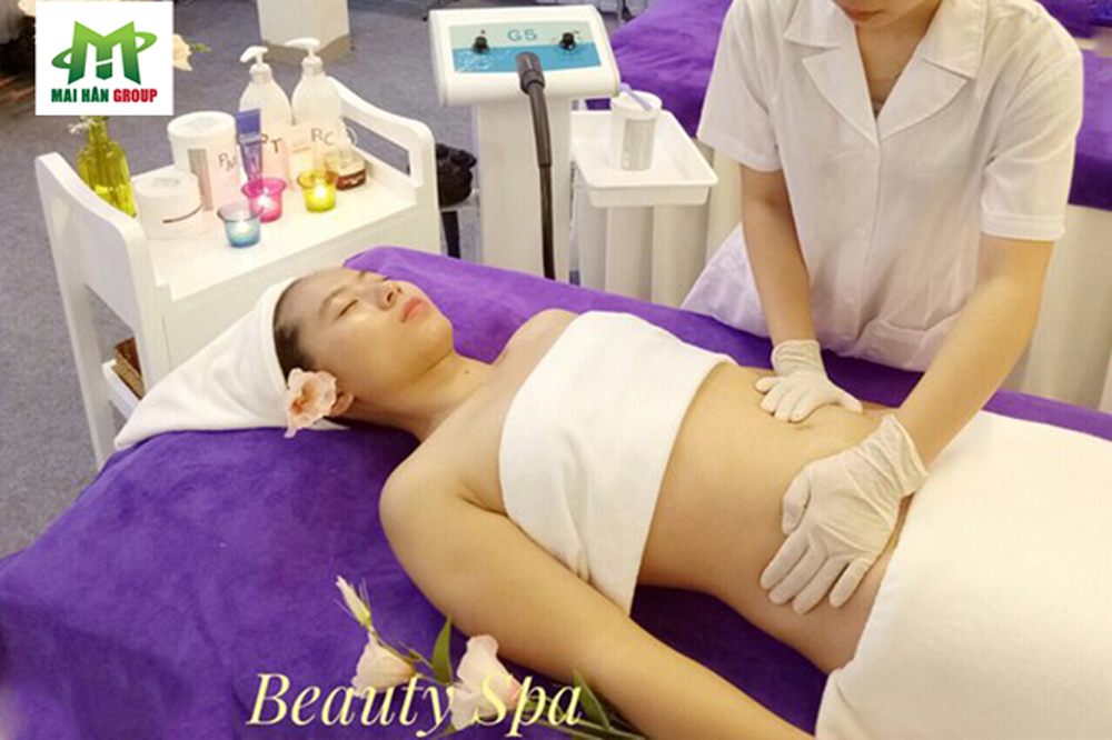 Một liệu trình giảm béo tại spa