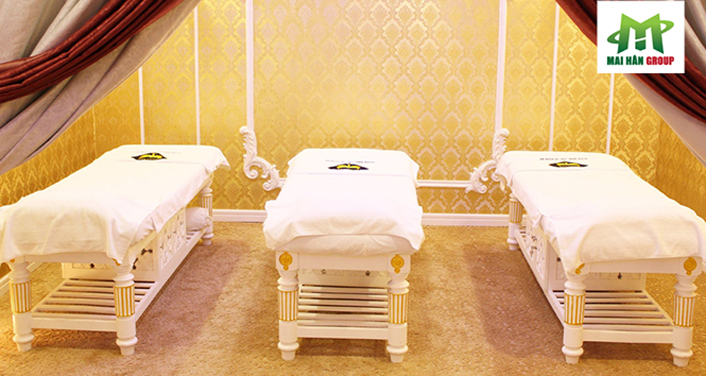 Giường massage của Mai Hân tại Thảo Tây Spa