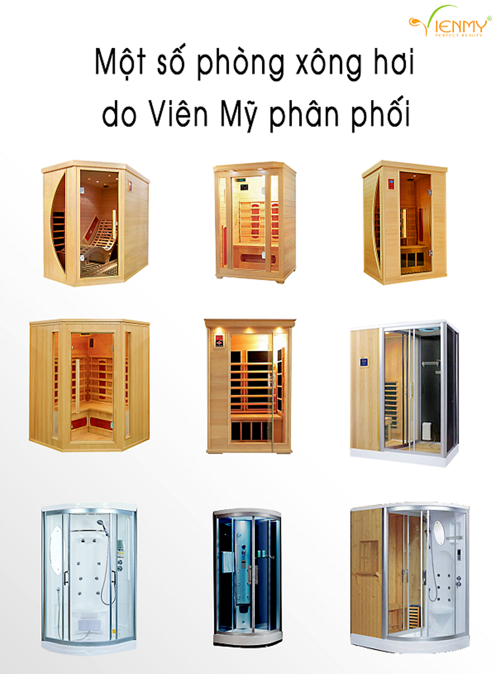 Viên Mỹ cung cấp đa dạng phòng xông hơi hồng ngoại chất lượng, giá tốt