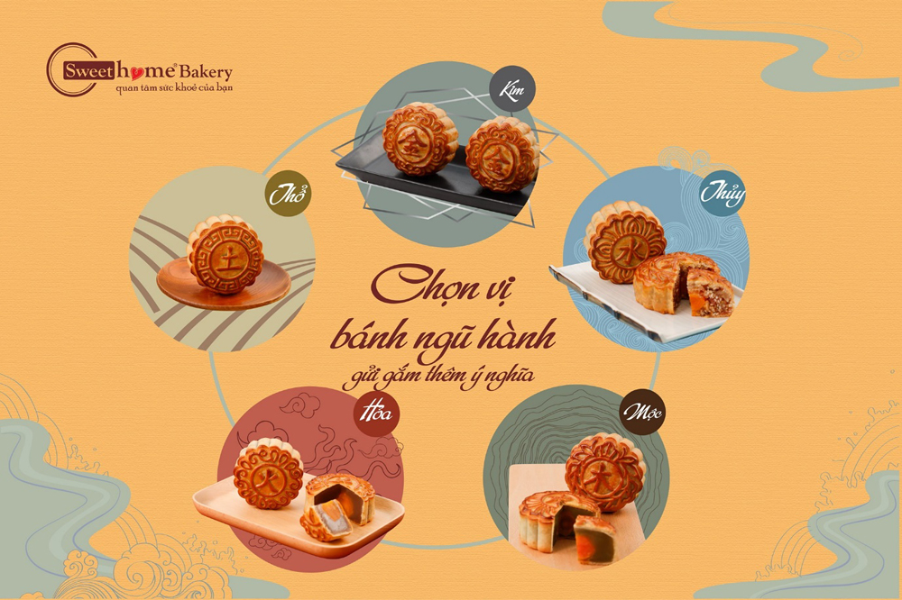 Mỗi một chiếc bánh tượng trưng cho một “mệnh” với vị ngon riêng biệt