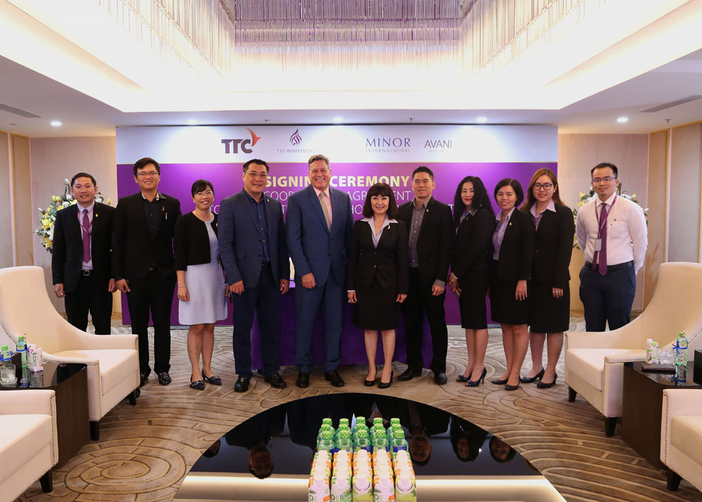 Đại diện Tập đoàn TTC, TTC Hospitality cùng Minor Hotels Group tham dự buổi lễ ký kết hợp tác chiến lược