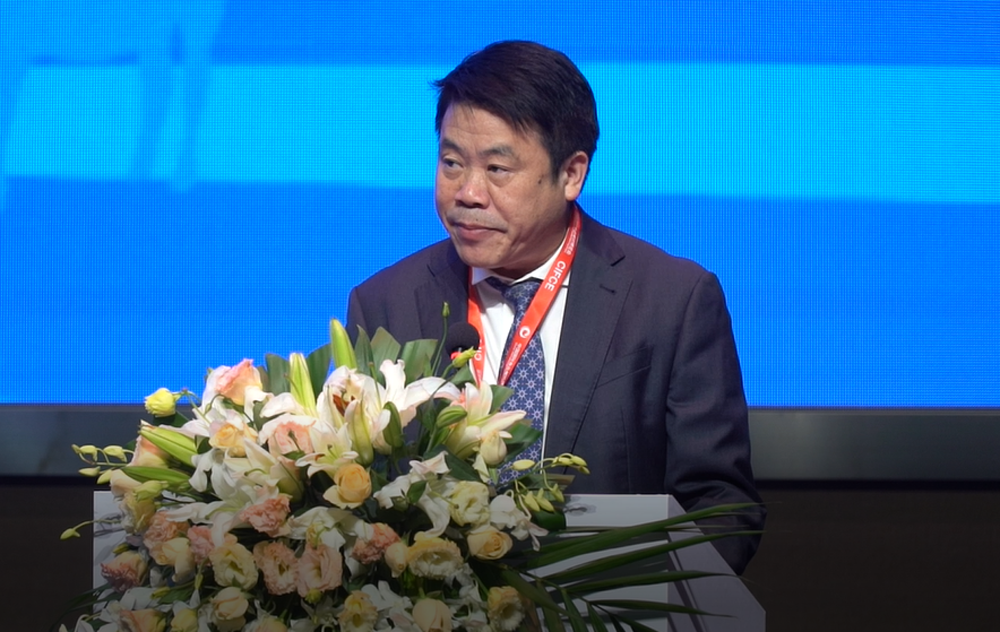 Ông Bành Tranh - PGĐ Sở Thương mại tỉnh Hồ Nam phát biểu tại Chương trình giới thiệu sản phẩm sữa Việt Nam tại Trung Quốc