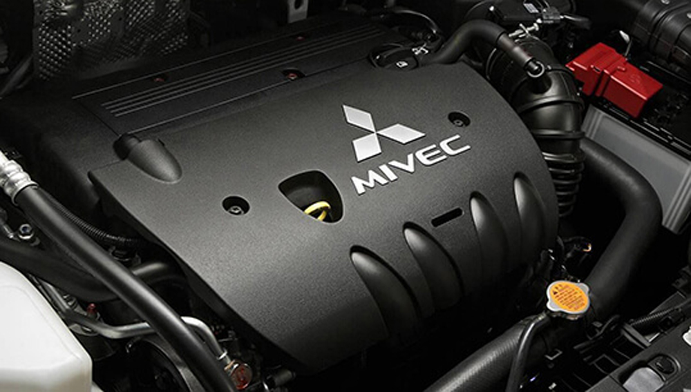 Động cơ MIVEC giúp tăng khả năng vận hành và tiết kiệm nhiên liệu