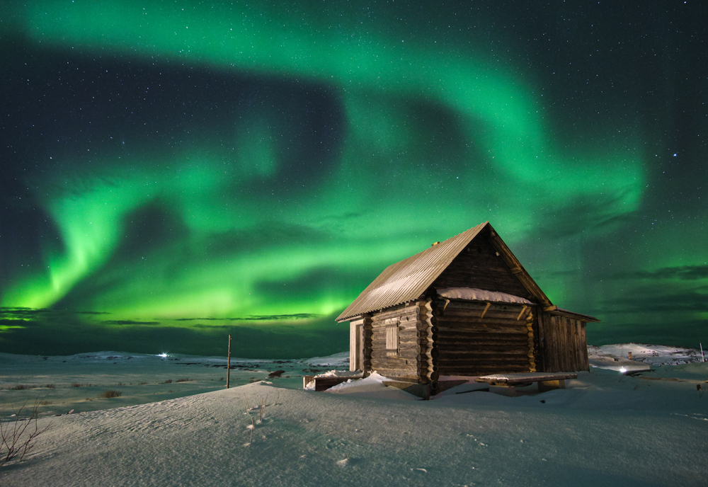 Chiêm ngưỡng dải cực quang huyền ảo ở Murmansk