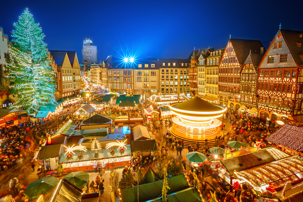 Khu chợ Giáng sinh lâu đời nhất châu Âu tại Frankfurt (Đức)