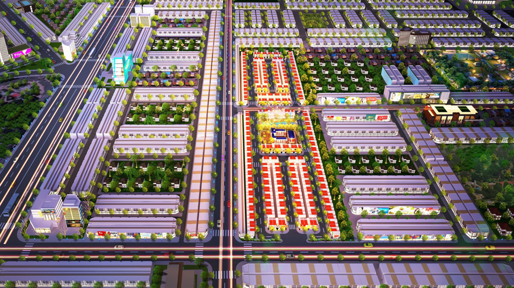 Golden Future City sở hữu vị trí chiến lược ngay cửa ngõ vào khu công nghiệp đô thị Bàu Bàng