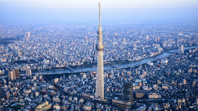 Đại đô thị Tokyo (Nhật Bản) nhìn từ trên cao