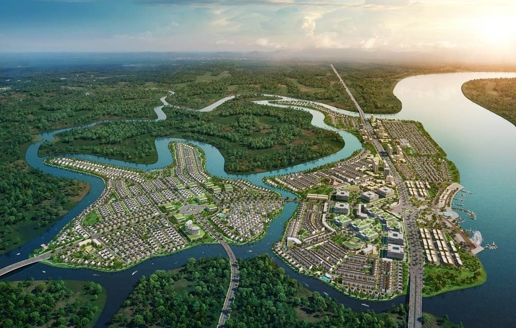 Đô thị sinh thái thông minh Aqua City có quy mô hàng trăm ha, sở hữu vị trí đắc địa
