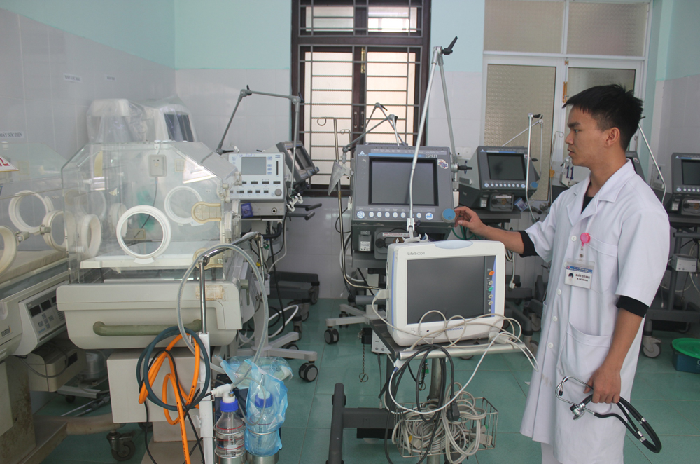 Nhiều trang thiết bị hiện đại phục vụ khám chữa bệnh tại BVĐK tỉnh