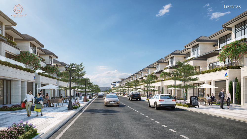 Thiết kế phân khu villas Mỹ tại dự án One World Regency mang lại giấc mơ Mỹ cho chủ nhân ngay tại Nam Đà Nẵng