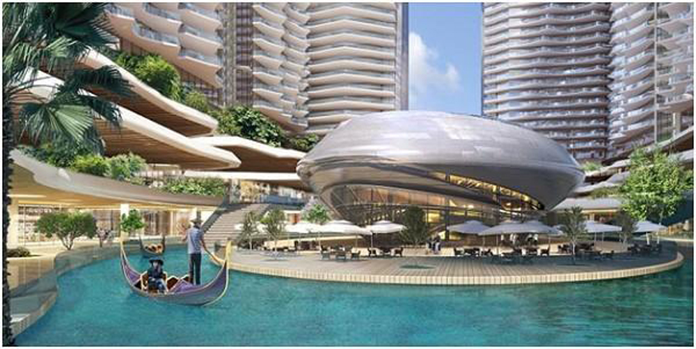 Sunshine Marina Bay sẽ sở hữu hàng loạt những tiện ích được yêu thích nhất như tại Singapore và Hồng Kông bao gồm: sông nội khu, bể bơi vô cực và loạt sky bar đẳng cấp 5 sao… mang lại trải nghiệm có một không hai cho du khách