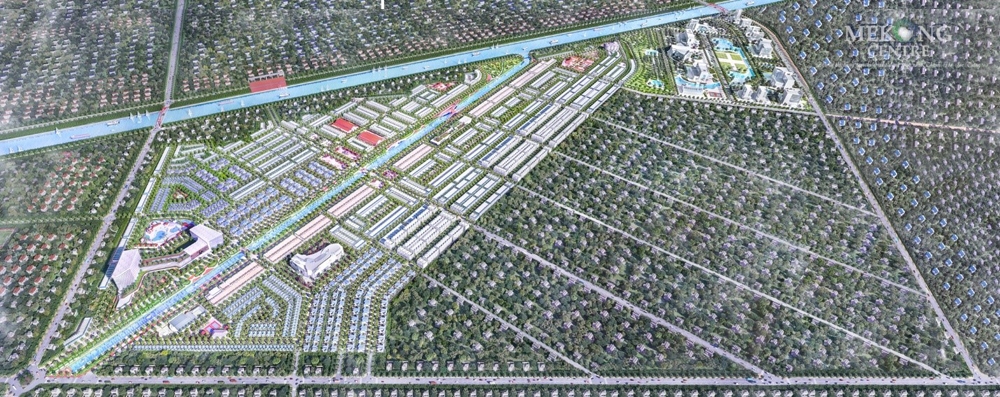 Đại đô thị kiểu mẫu đã xuất hiện tại trung tâm TP Sóc Trăng với quy mô lên đến 110,92 ha với các phân khu chức năng thương mại, biệt thự, giải trí, giáo dục, y tế và phủ xanh toàn dự án