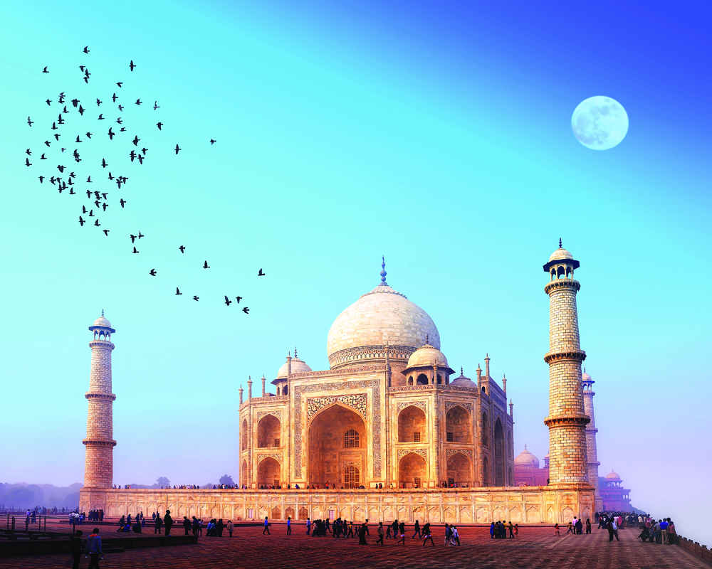 Đền Taj Mahal được miêu tả là kiệt tác nên được cả thế giới chiêm ngưỡng trong số các di sản thế giới