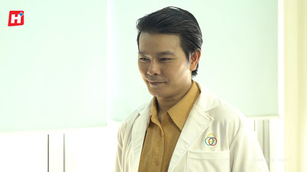  Diễn viên Linh Tý với vai bác sĩ Quốc Thy đã một lần nữa khẳng định khả năng diễn xuất của mình