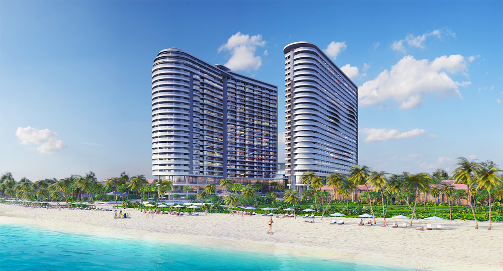 Ariyana Beach Resort & Suites là khu căn hộ nghỉ dưỡng cao tầng tại Đà Nẵng toạ lạc ngay trên bãi biển đẹp 
