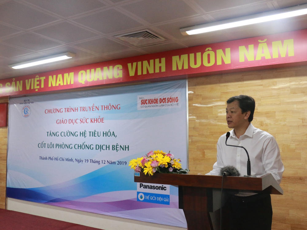 TTƯT-BS CKII Nguyễn Tri Thức, Giám đốc BV Chợ Rẫy phát biểu 