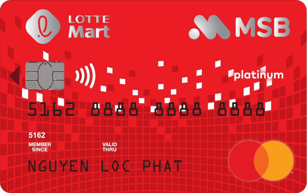 Thẻ tín dụng liên kết LOTTE Mart 