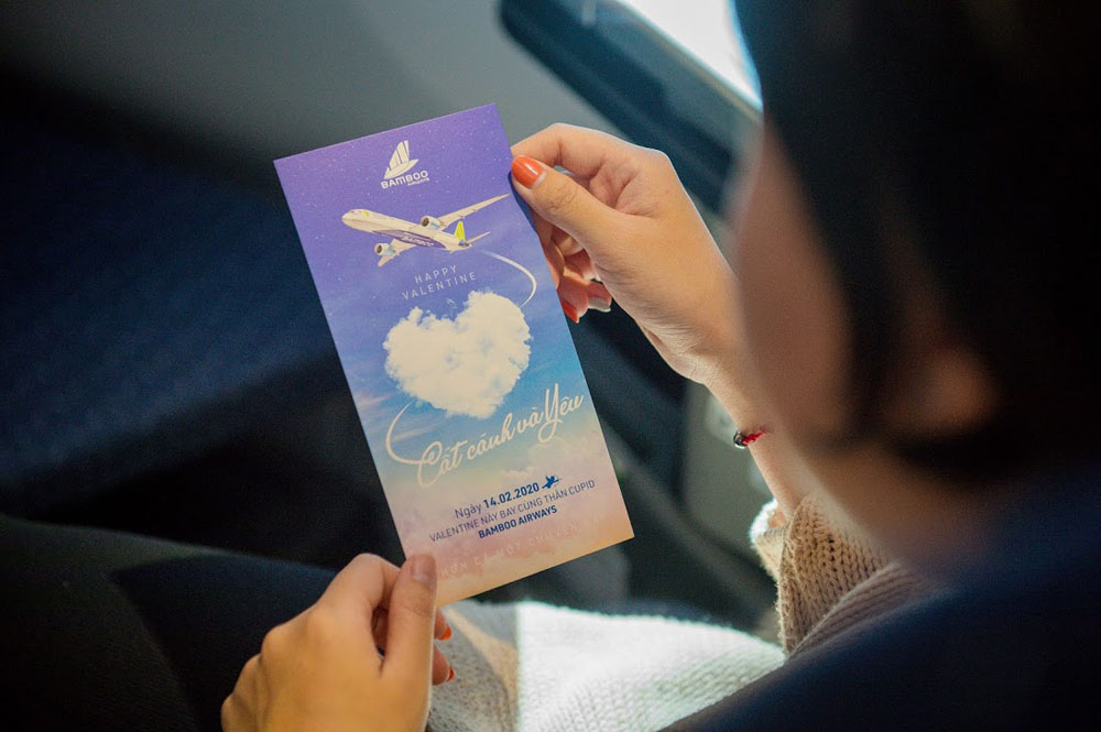 Những số vé máy bay và thông tin được khách hàng cung cấp sẽ là “mũi tên vàng” để Bamboo Airways ghép đôi và tặng quà cho các khách hàng may mắn