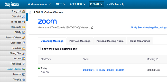 Với Zoom Cloud Meetings, sinh viên DTU có thể tải app về và cài đặt trên điện thoại, máy tính bảng, hay máy tính cá nhân để học trực tuyến trong các lớp theo lịch học hàng ngày, hoặc xem lại sau