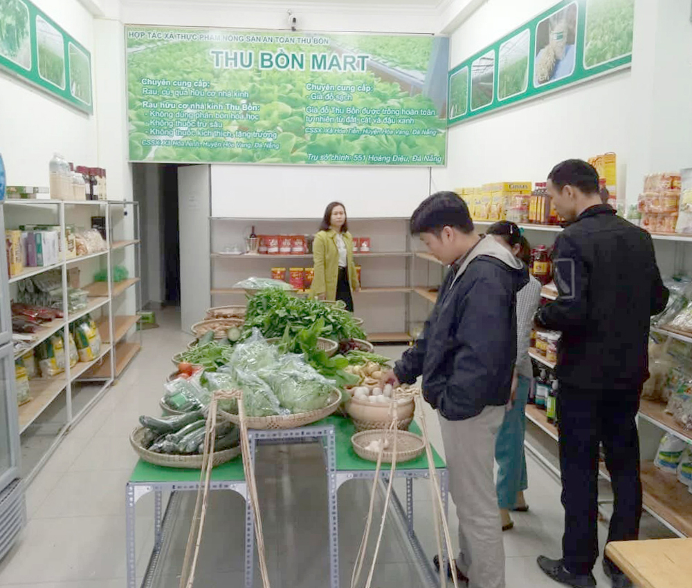 Cửa hàng HTX thực phẩm nông sản an toàn Thu Bồn 