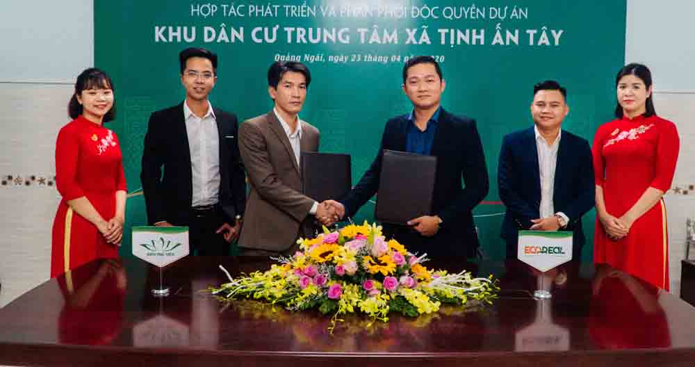 Công ty TNHH Điền Phú Viên ký kết hợp tác với Công ty CP Bất động sản Eco Real phát triển Khu đô thị Điền Viên