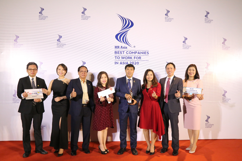 HDBank tự hào khi là lần thứ 3 liên tiếp được vinh danh là “Nơi làm việc tốt nhất châu Á”
