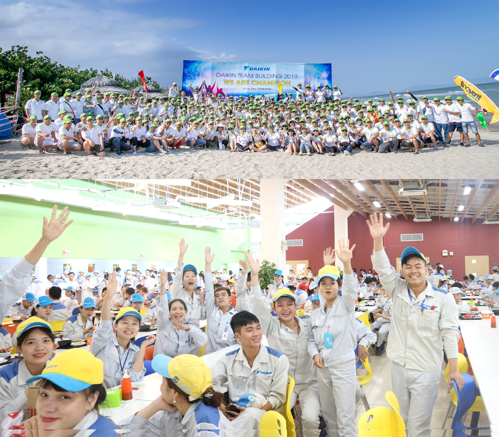 Những hoạt động nội bộ sôi nổi tại Daikin Việt Nam góp phần gắn kết tập thể và nâng cao lòng tự hào của mỗi nhân viên