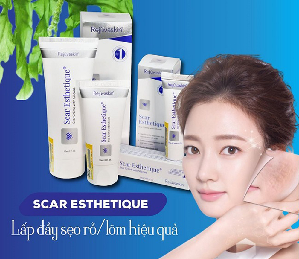 Kem trị sẹo Scar Esthetique là giải pháp trị sẹo lõm sau lăn kim hiệu quả nhất hiện nay