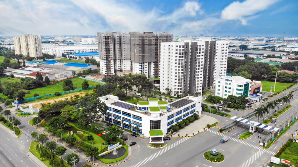 Dự án căn hộ The Habitat Binh Duong có vị trí đắc địa ngay mặt tiền cổng vào Khu công nghiệp VSIP I