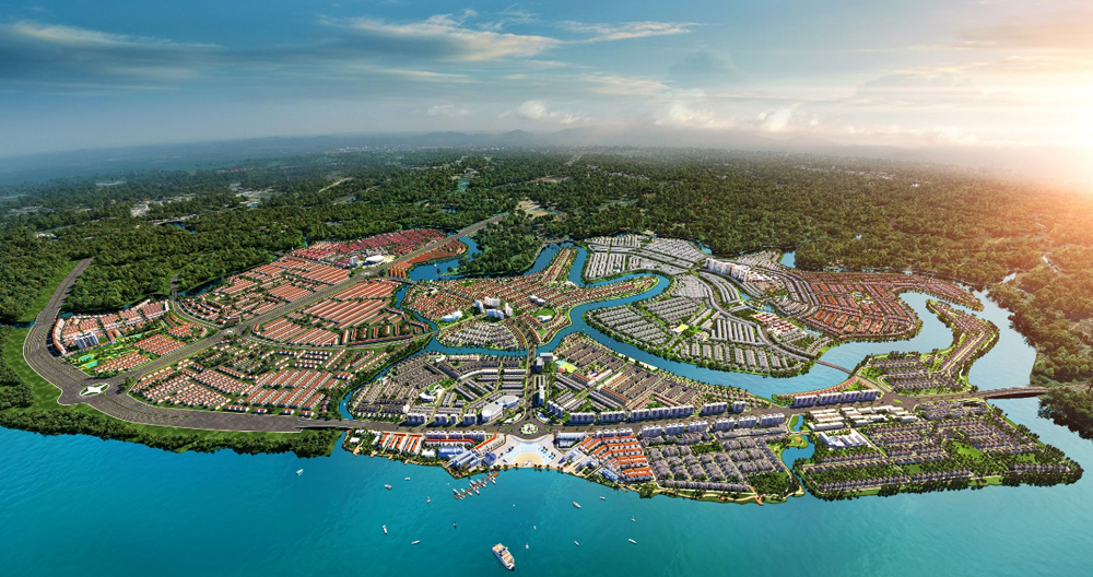 Khu đô thị sinh thái thông minh Aqua City với quy mô gần 1000 ha sở hữu lợi thế vàng về không gian sống sinh thái, 3 mặt giáp sông cùng chuỗi tiện ích nội khu đẳng cấp