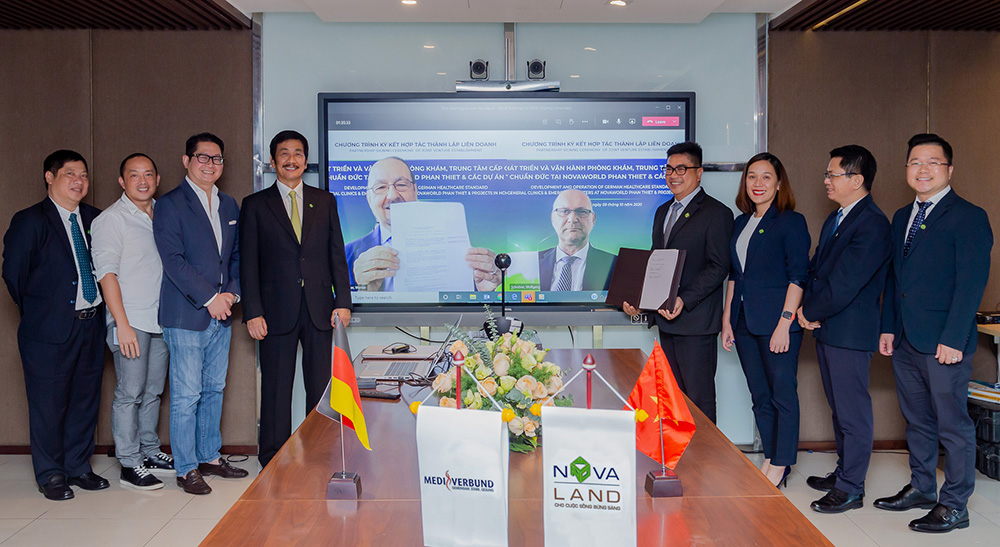 Hợp tác với một trong những tập đoàn y tế danh tiếng nước ngoài được xem là bước tiến quan trọng của Novaland trong việc triển khai những dự án tầm cỡ như NovaWorld Phan Thiet