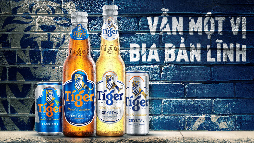 Tiger Beer thay đổi diện mạo bứt phá hơn nhưng vẫn giữ nguyên vị bia bản lĩnh