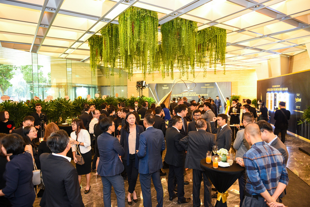 Sự kiện thu hút hơn 120 khách mời đến tham dự và trải nghiệm những đặc điểm thiết kế vượt trội của tòa nhà văn phòng hạng A Capital Place